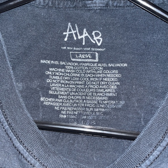 Alab mushroom t-shirt, size large, black - Picture 5 of 5